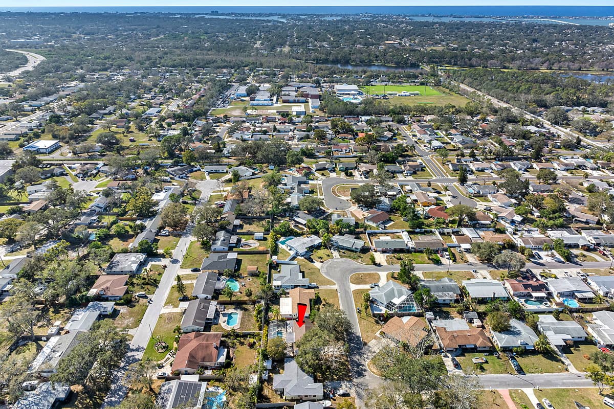 Aerial View of the Neighborhood