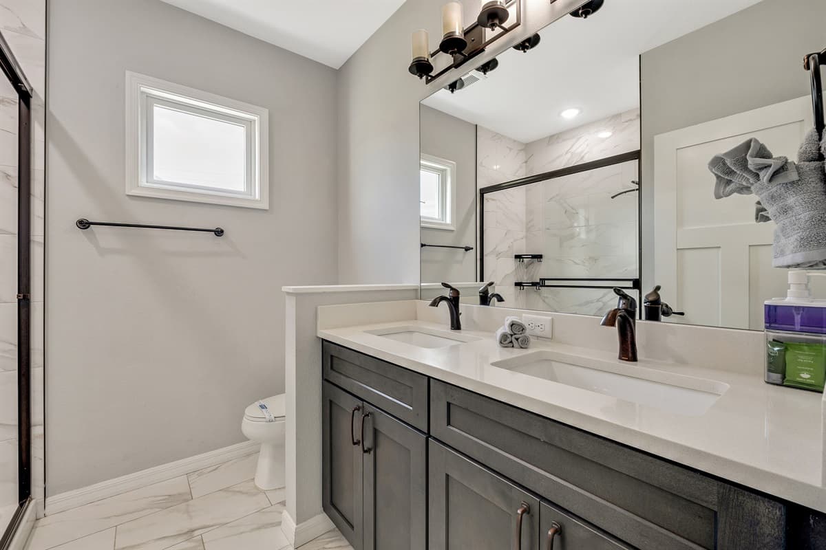 Personal oasis within the confines of the suite.