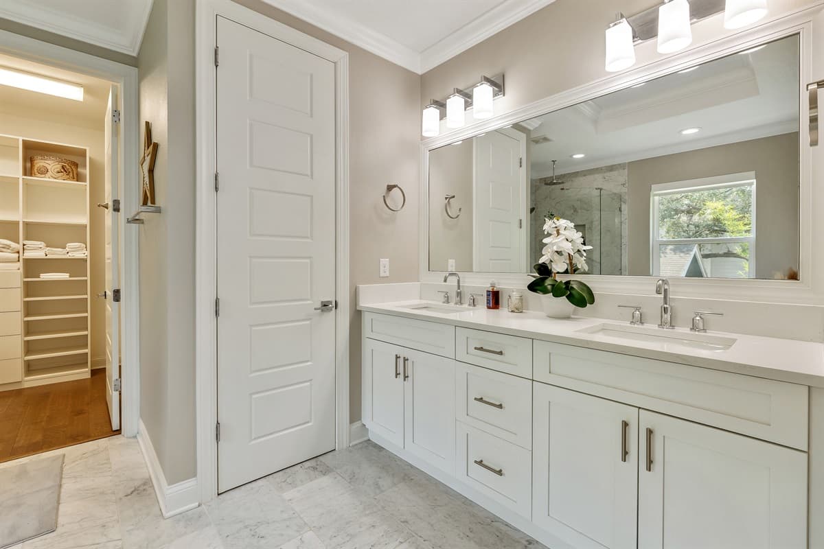 the bathroom is equipped with essential toilet facilities, including a toilet and sink.
