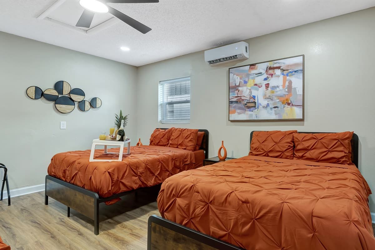 Our bedroom offers versatility and comfort for everyone.