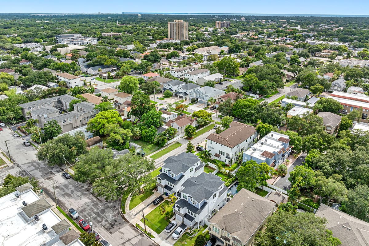Aerial View of the Neighborhood