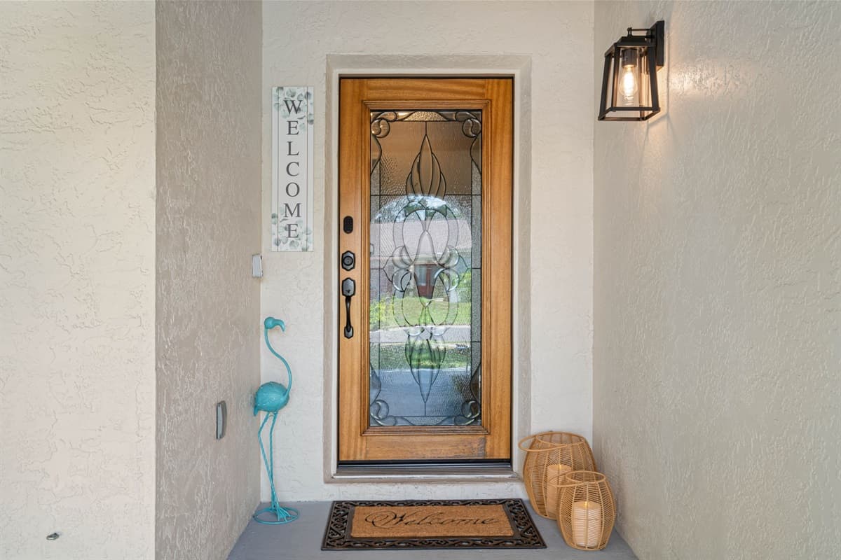 Entrance to the home.