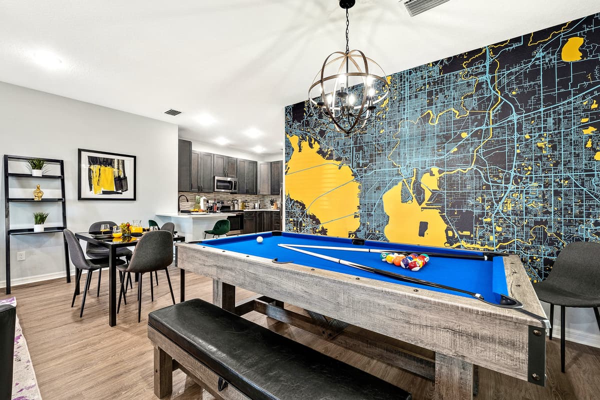 This innovative design allows you to effortlessly switch between these classic games, catering to a variety of preferences and ensuring that the room is always buzzing with activity.
