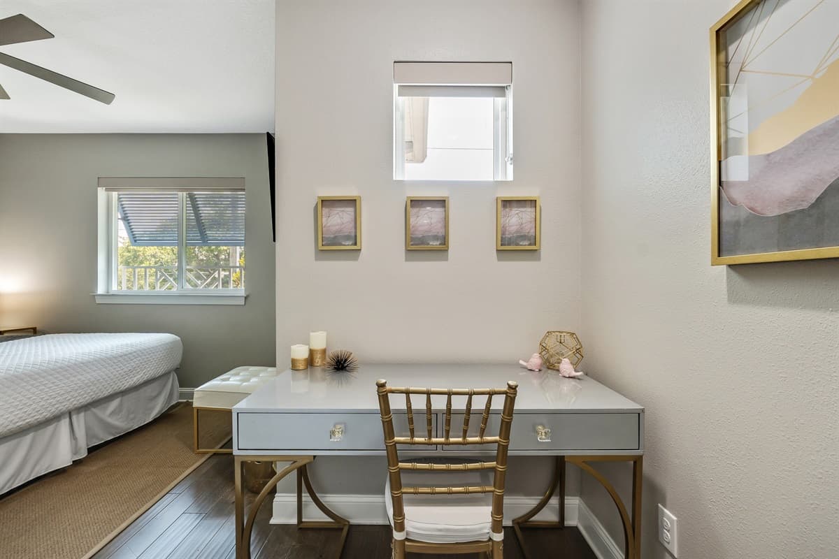 Featuring a dedicated study or workspace for added convenience.