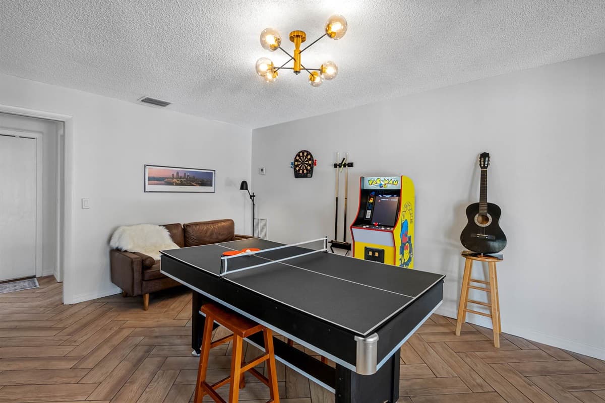 Bring everyone together in this playful space designed for connection and competition. From ping-pong showdowns to vintage arcade action, there’s something for every age and interest.