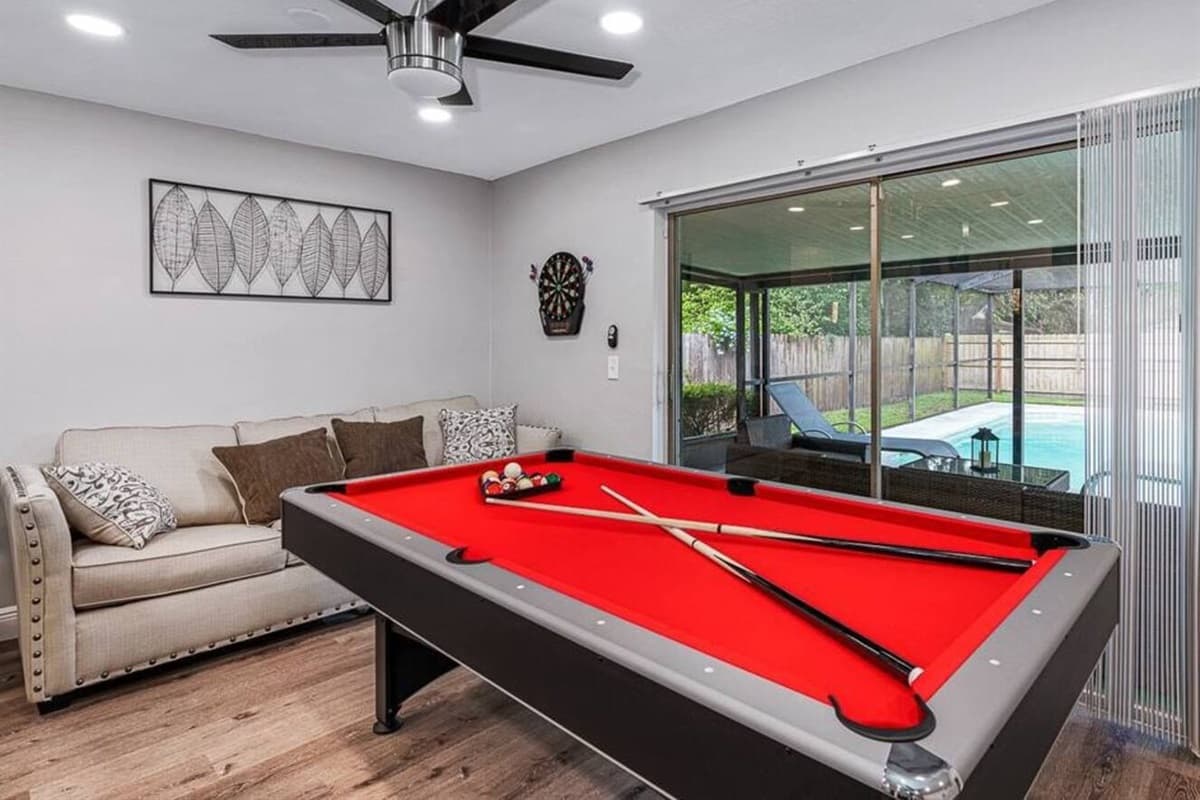 Waiting for your turn to play pool or ping-pong? You could sit in our beautiful couch or play darts. Never feel bored because we made sure you will have other activities to enjoy during your stay. Send us an inquiry now!
