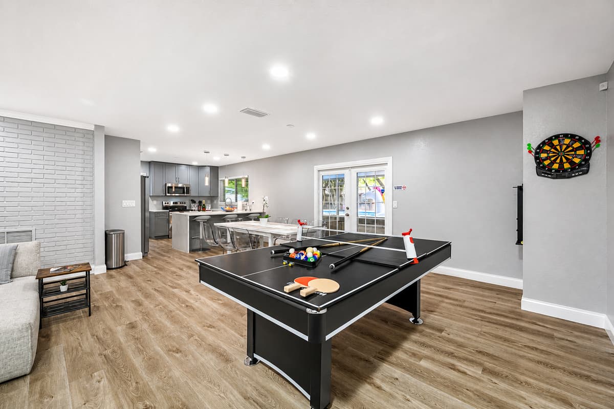 We have a pool/ping-pong table ready! Never feel bored during your stay with us! Stop hesitating, book now!