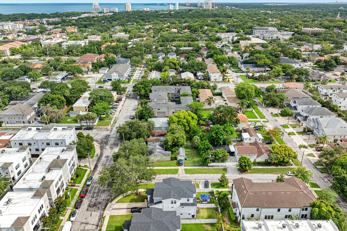 Aerial View of the Neighborhood