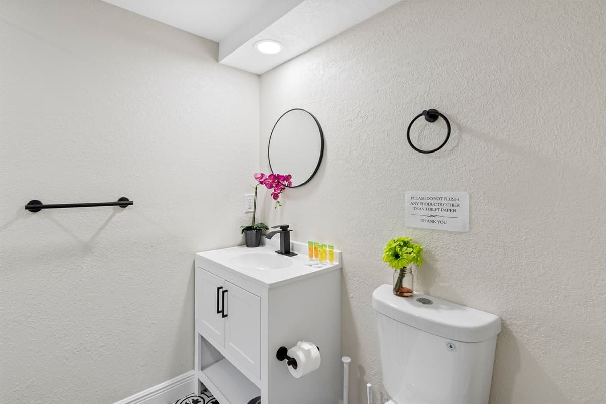 This home features two beautifully updated full bathrooms, designed to offer both style and function for your comfort and convenience.