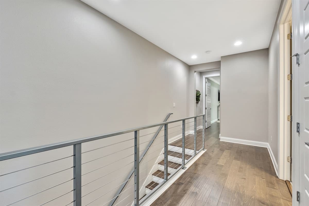 Hallway leading to the bedrooms