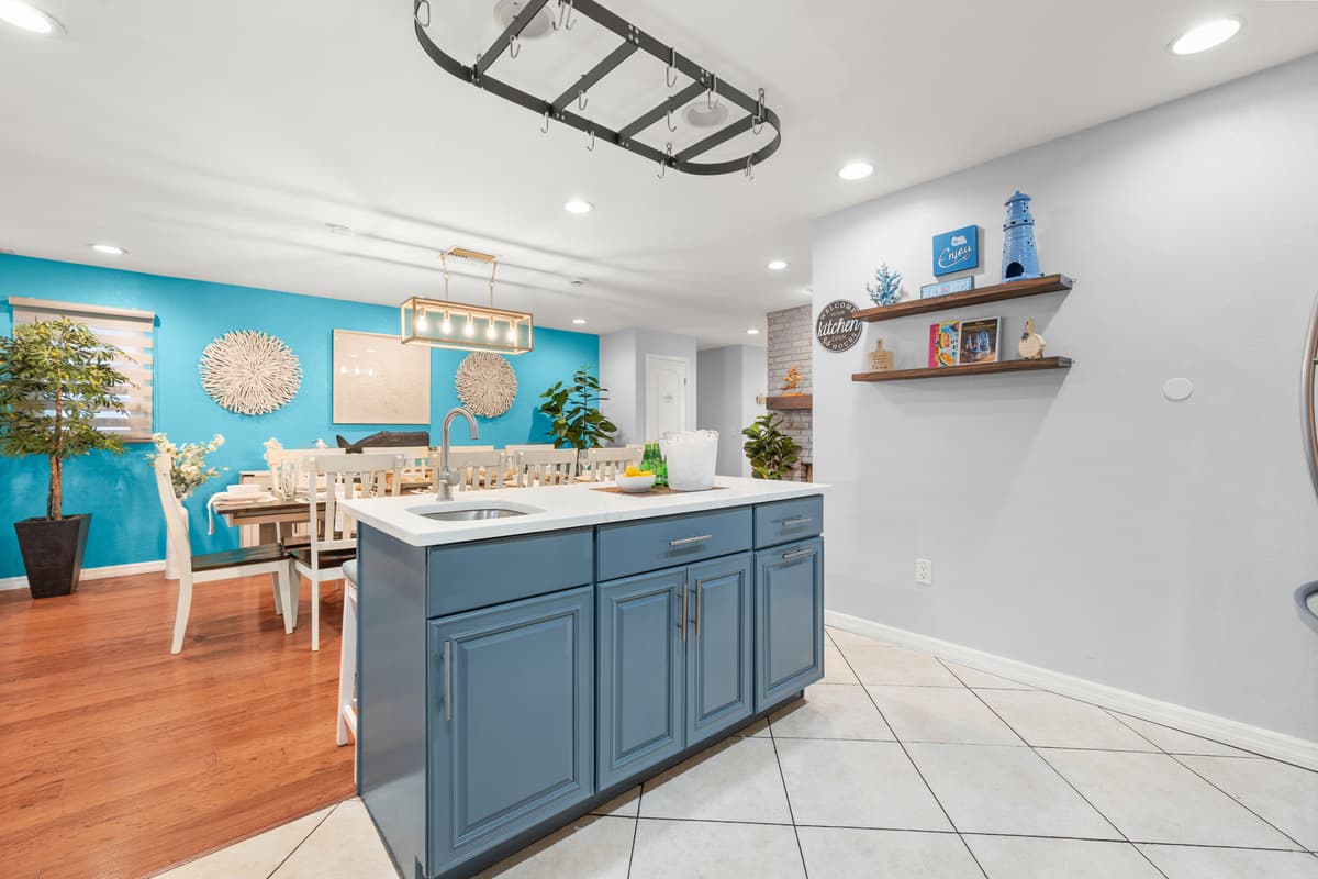 Kitchen at Flamingo Palms.
