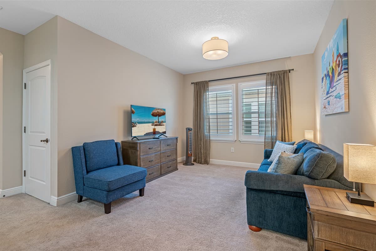 Want to watch your favorite movies without the others? This property has a small room where you can do that! Send us a message!