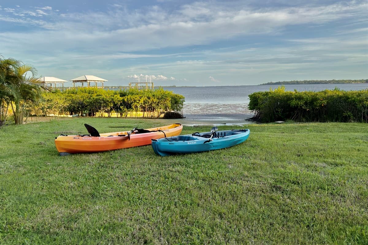 Scenic escape with direct access to nature and water activities.