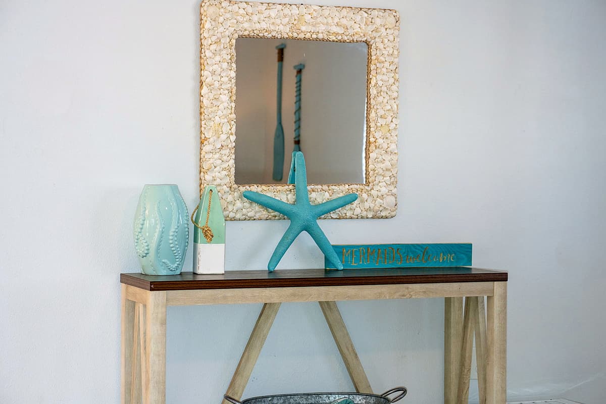 Designed with a soothing, beach-inspired ambiance, this room is perfect for unwinding after a sun-filled day.