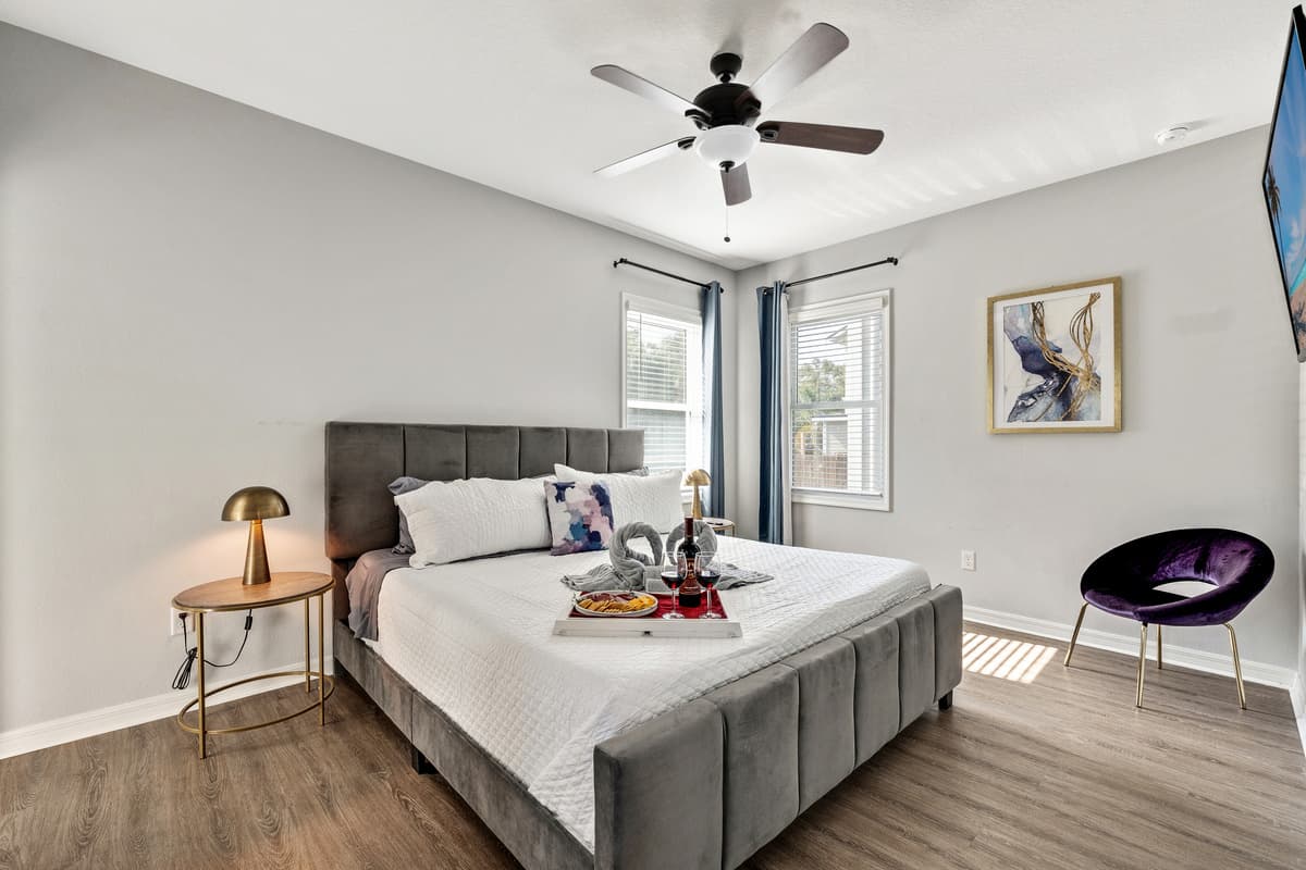Experience unmatched luxury in our refined Master Suite, where comfort seamlessly meets opulence.