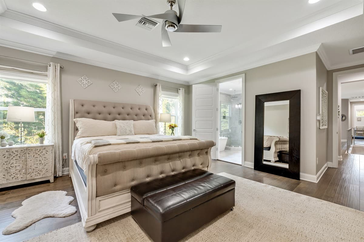 Whether you're sinking into its embrace after a day of exploration or starting your morning refreshed and rejuvenated, this bed offers the ultimate in comfort and tranquility.
