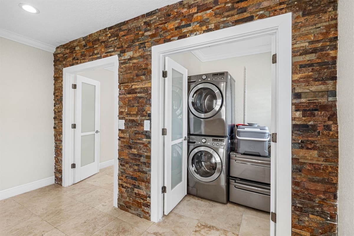 Laundry area