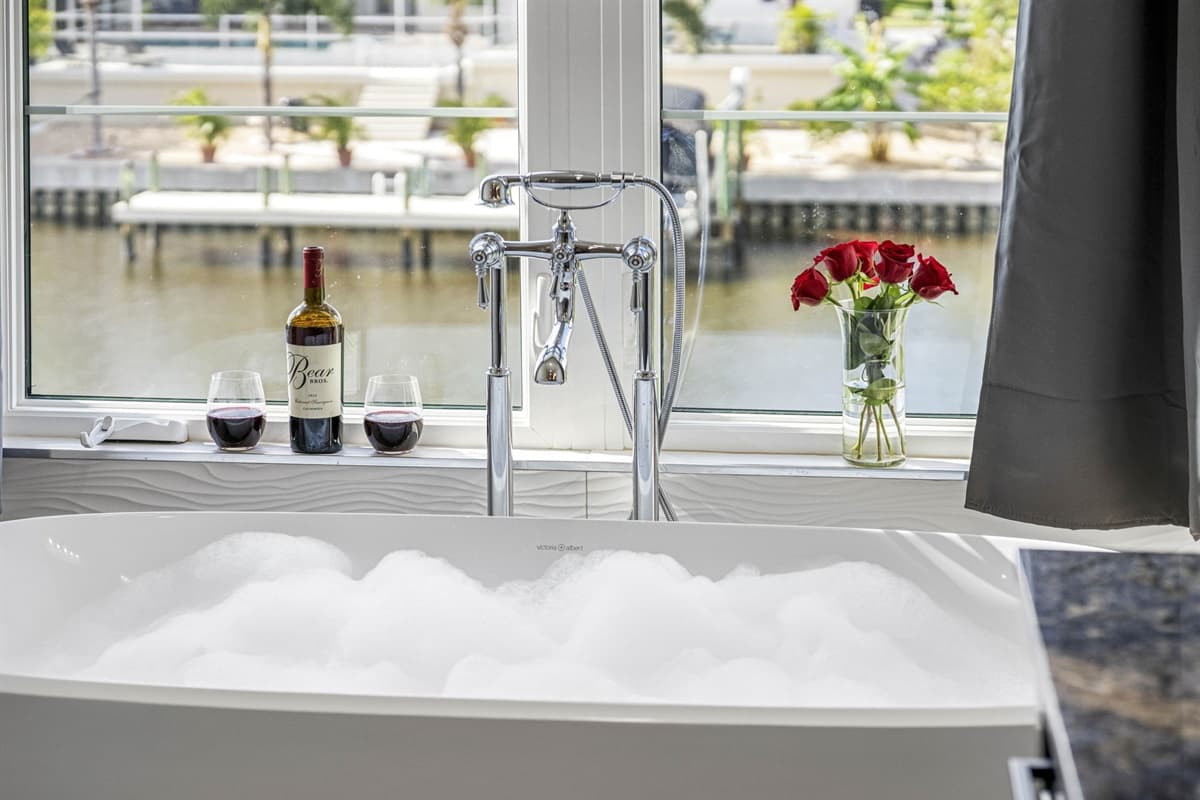 Perfect for soaking in natural light while unwinding after a long day.