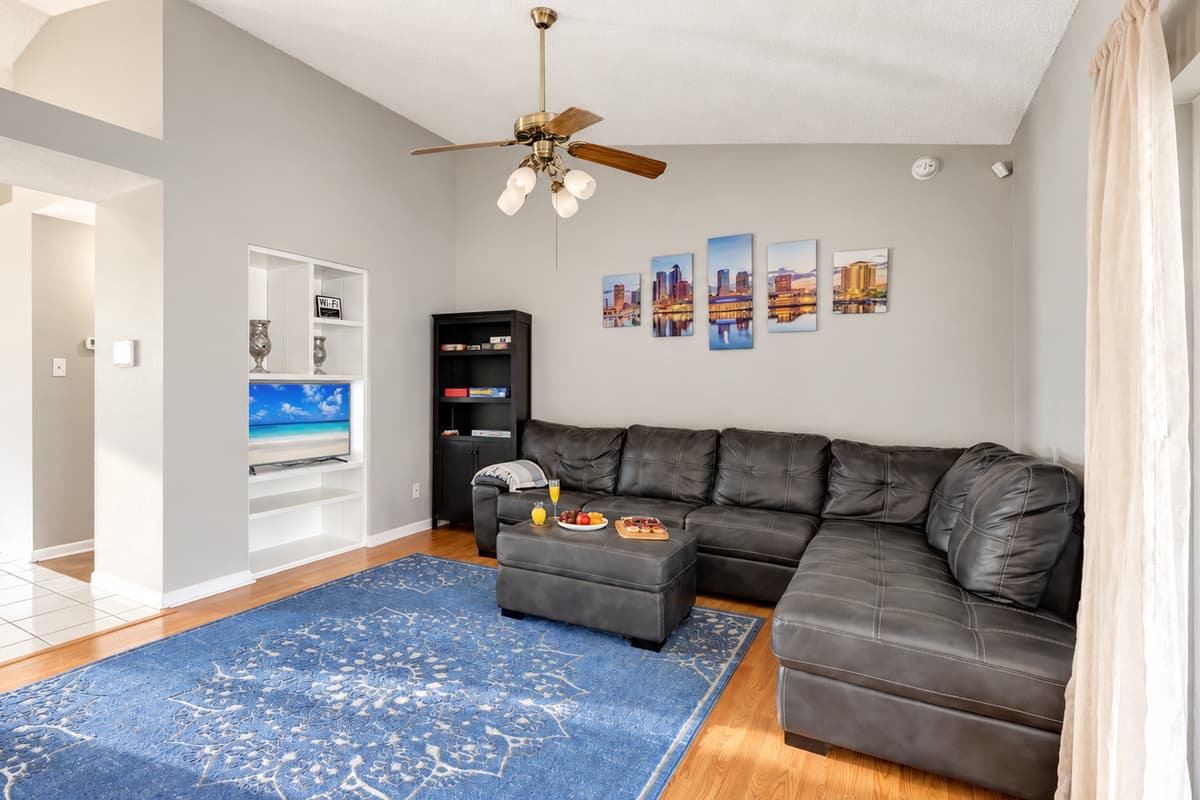A perfect blend of coziness and convenience awaits you, making this space the heart of relaxation and leisure.