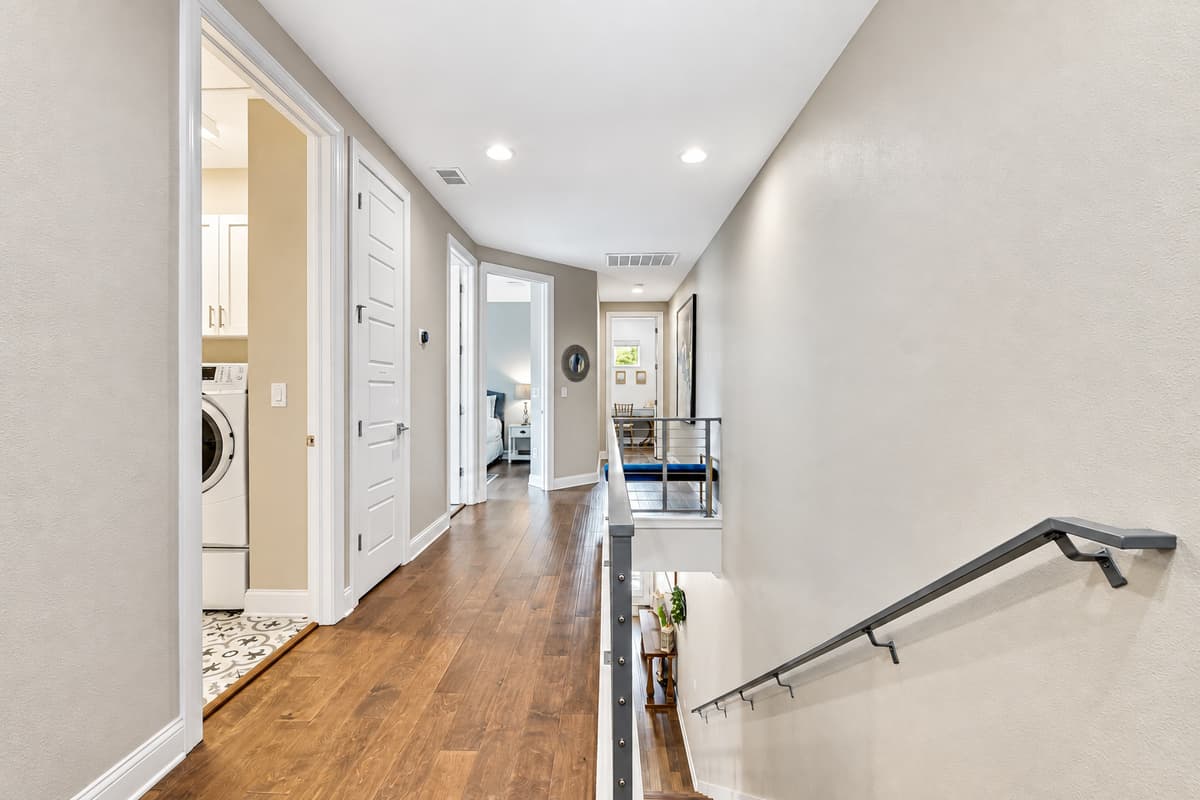 Hallway leading to the bedrooms