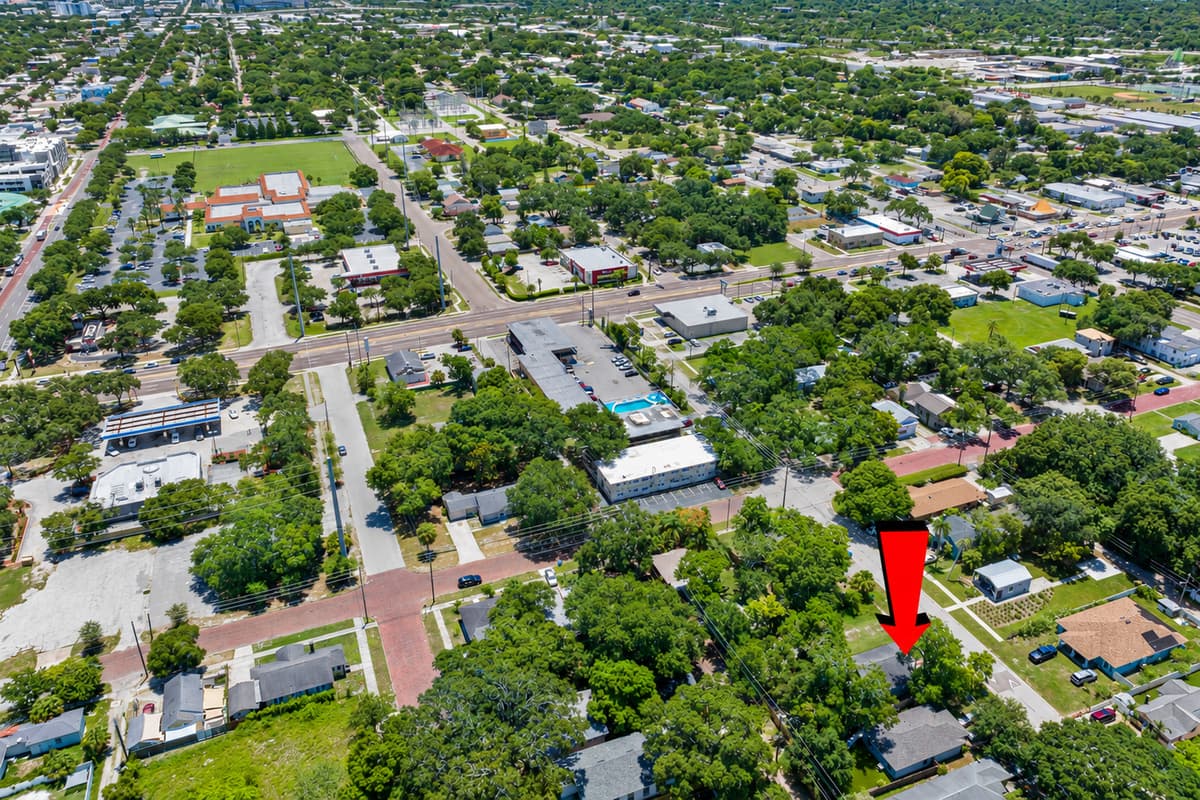 Aerial View of the Neighborhood