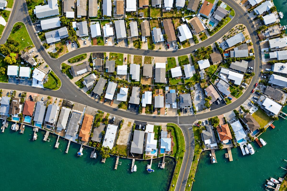 Stunning aerial view of the nearby beach, coastline, and surrounding community.