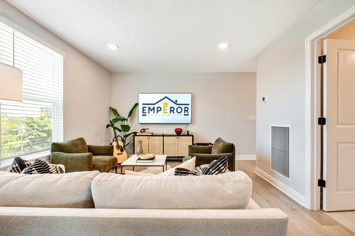 The room exudes a sense of coziness and relaxation.