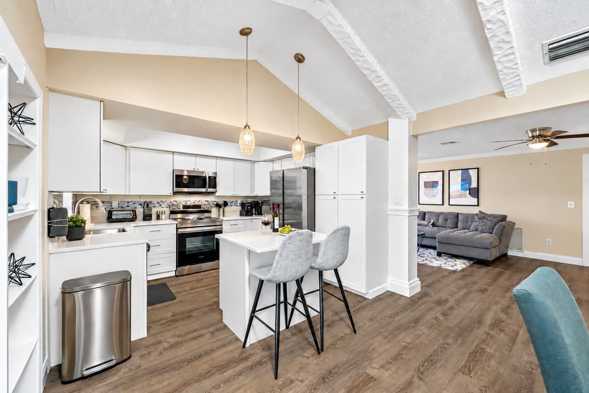 Never miss a story while getting the food ready! With our open space concept, you could bond with family and friends while making sure everyone would love the food they would eat! If you like this concept, send us a message!