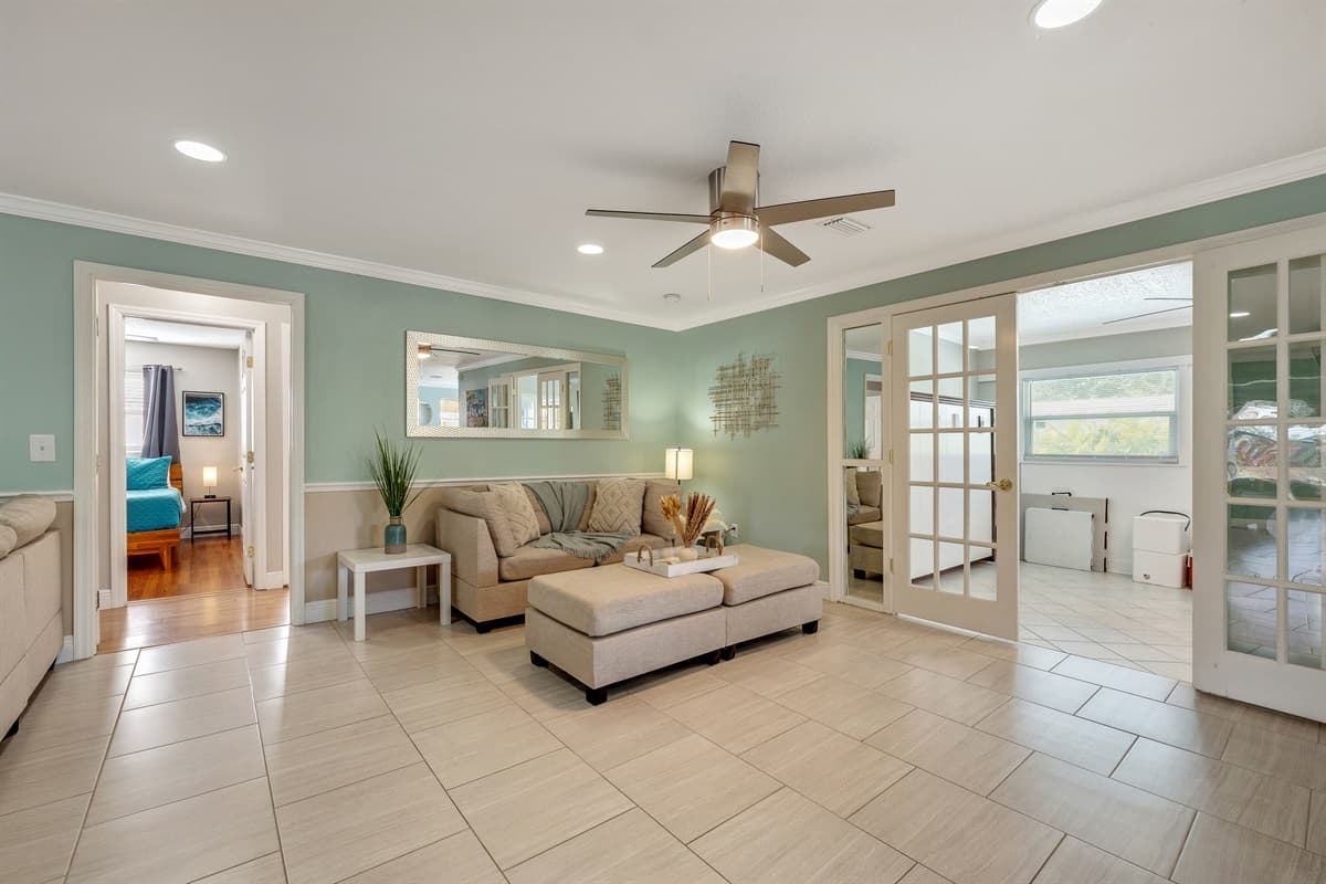 Thoughtfully adorned with an abundance of comfortable seating to ensure everyone has their own cozy corner.