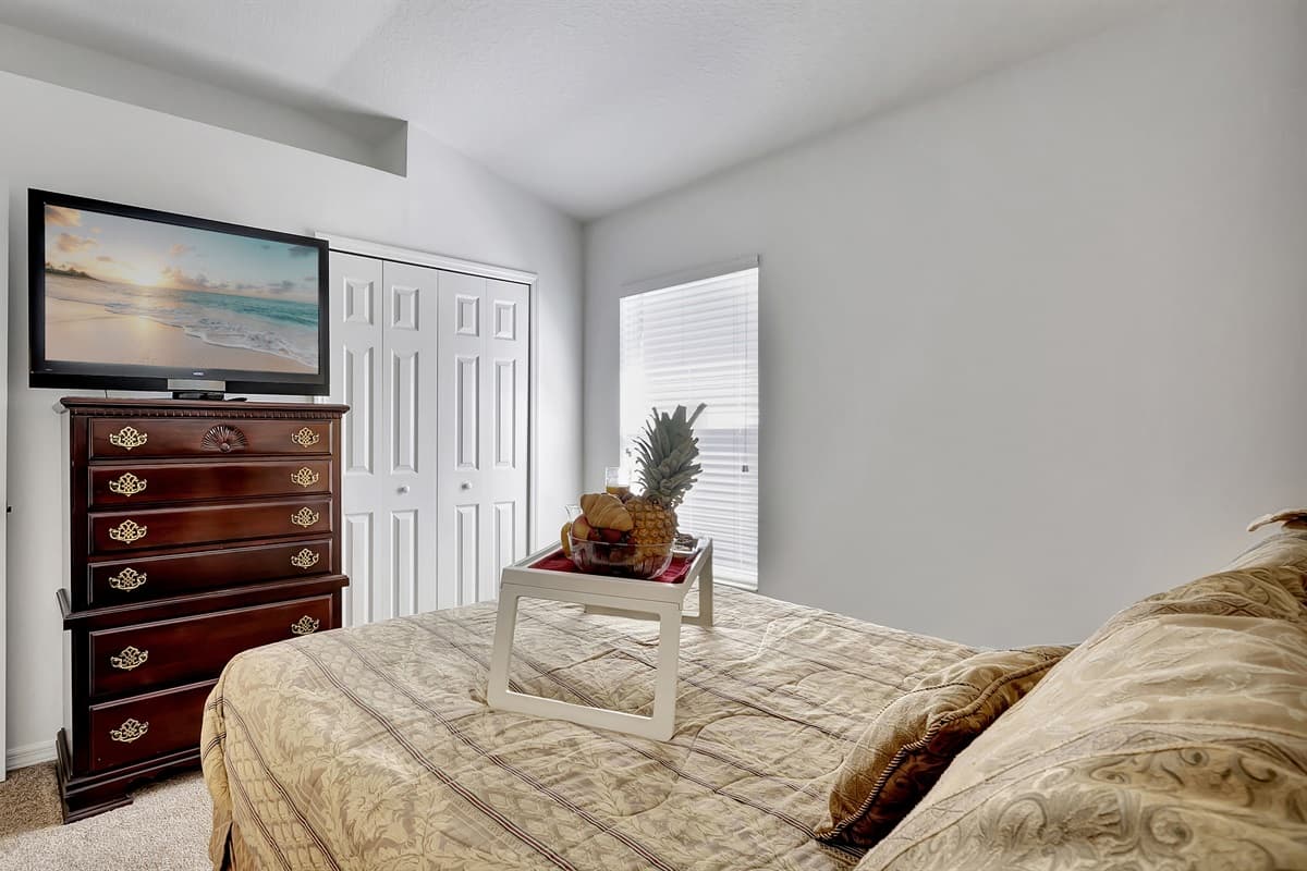 Indulge in the ultimate luxury of our sumptuous bedroom, where elegance and comfort harmoniously converge.