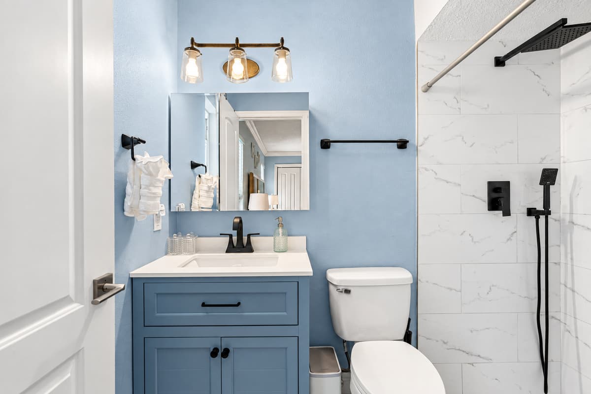 The master ensuite is meticulously maintained, ensuring a serene and spotless environment for your utmost relaxation.