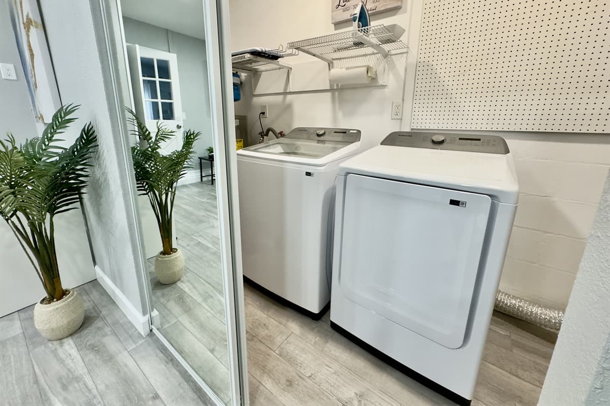 Laundry area