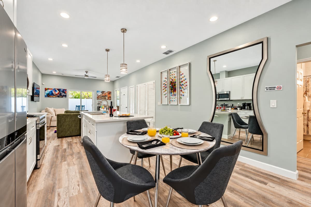 Whether you're enjoying a family dinner or hosting a special celebration, our elegant dining haven is the perfect backdrop for creating lasting memories.