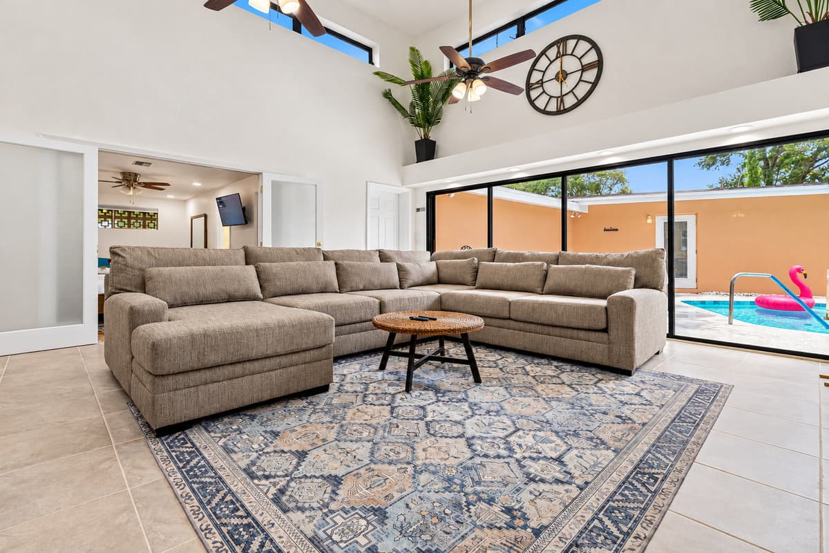 Sink into plush seating and enjoy the open-concept layout that brings everyone together.