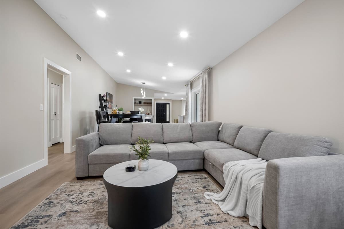 Cozy lighting and sophisticated design make this the perfect place to unwind after a sunny Florida day.