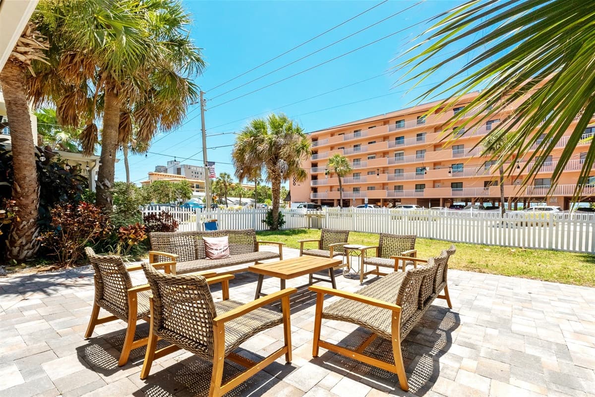 This outdoor common area is more than just a space—it's a destination for making memories, savoring delicious meals, and relaxing in the fresh air.