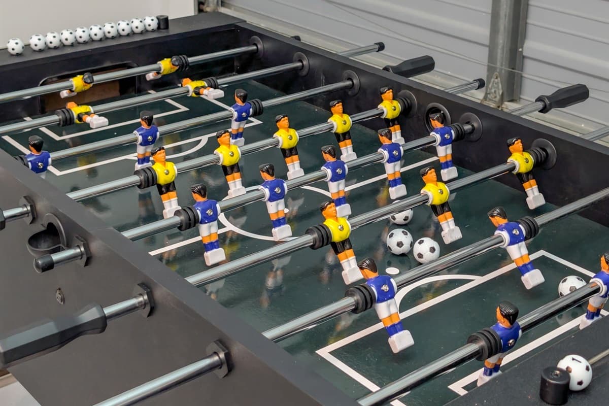 Challenge your friends to a foosball or shuffleboard showdown, or unwind with a quick spin session — perfect for rainy days or nights in.