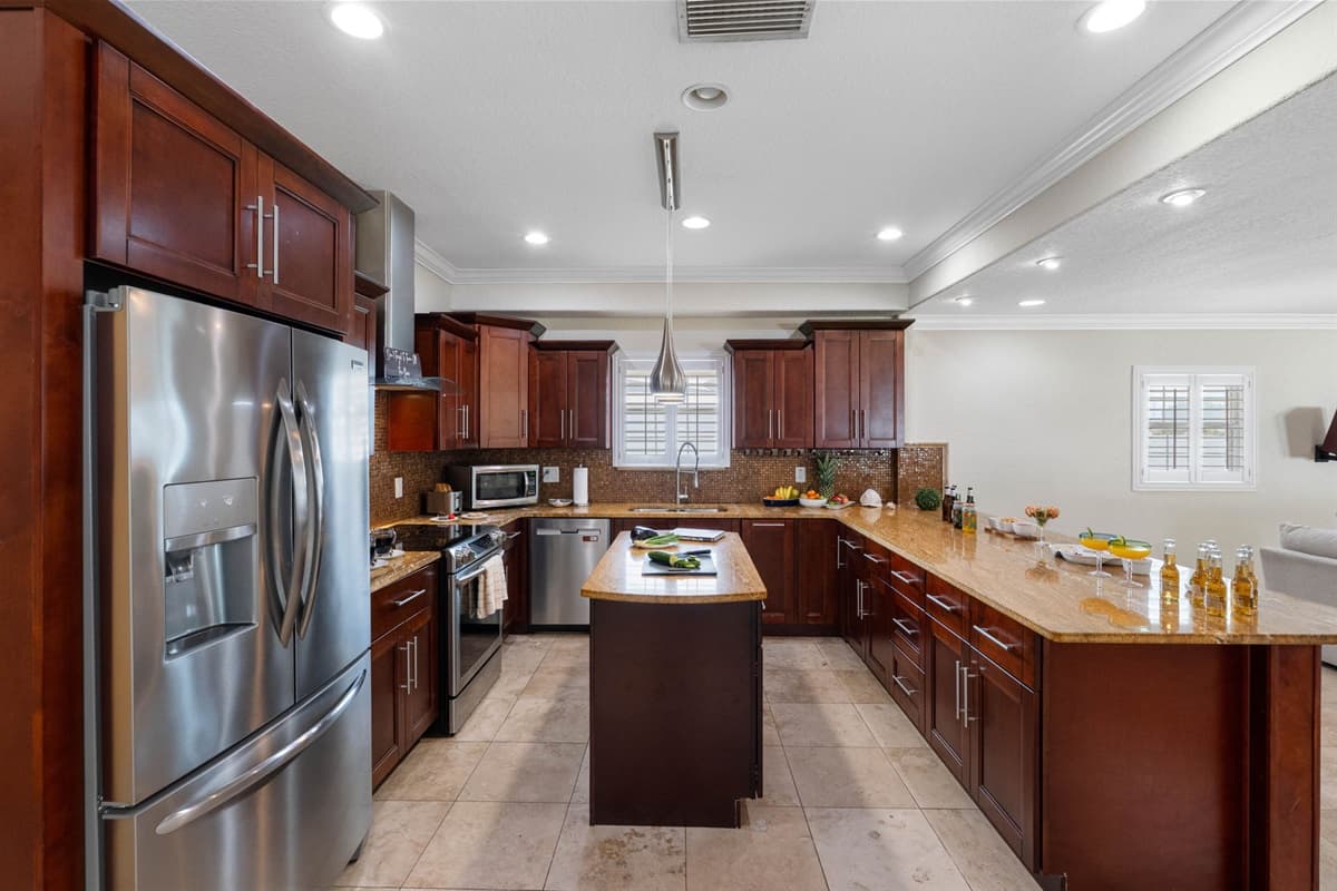 You'll find an assortment of cookware, pots and pans, utensils, baking sheets, and all the kitchen essentials needed to whip up your favorite meals with ease.