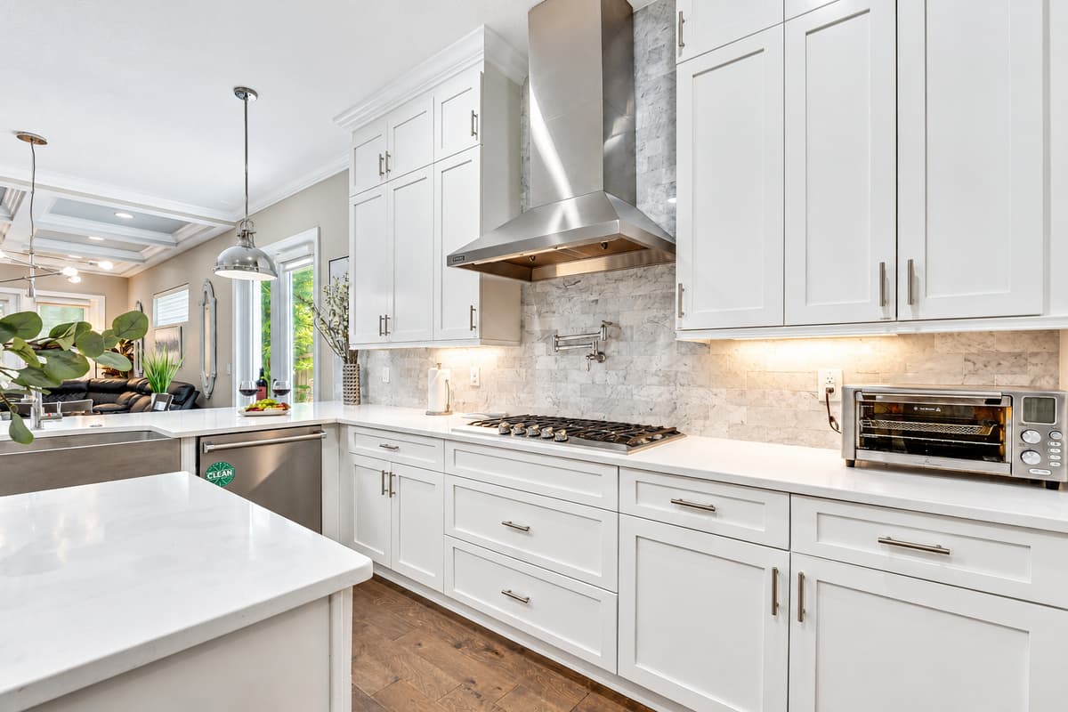 The sleek, modern design exudes elegance and sophistication, creating a culinary oasis where style meets substance.