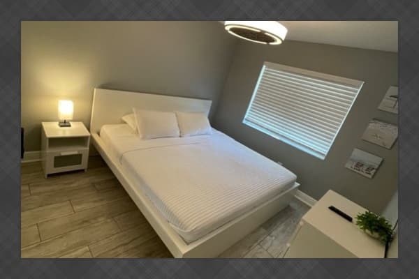 This room includes a king-size bed, sleek furniture, and plenty of natural light. It’s designed to make every guest feel at home. *New updated photos coming soon!