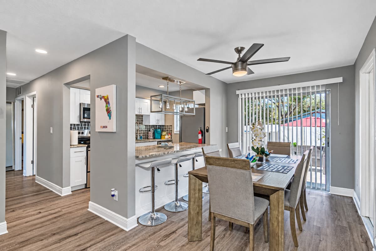 Who wouldn't love this beautiful open space for dining area and kitchen? Bond over food prepared with family and friends! Send us a message now!