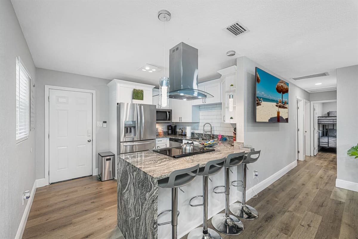 Appreciate great meals wondefully prepared by loved ones in this elegant dining area while making and sharing memories. Send us an inquiry now!