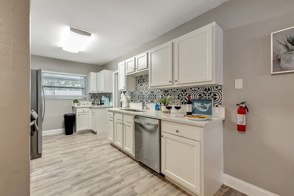The kitchen is designed to inspire and elevate your cooking experience.