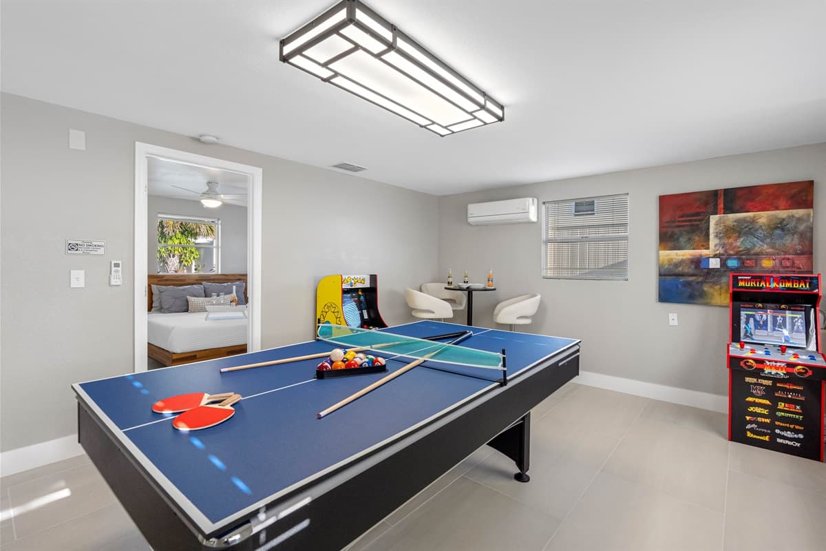 The perfect space for friendly competition and leisurely gatherings with family and friends.