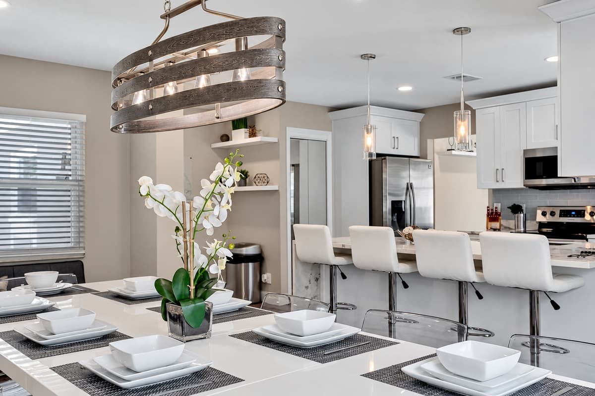Who wouldn't love this beautiful open space for dining area and kitchen? Bond over food prepared with love! Send us a message now!