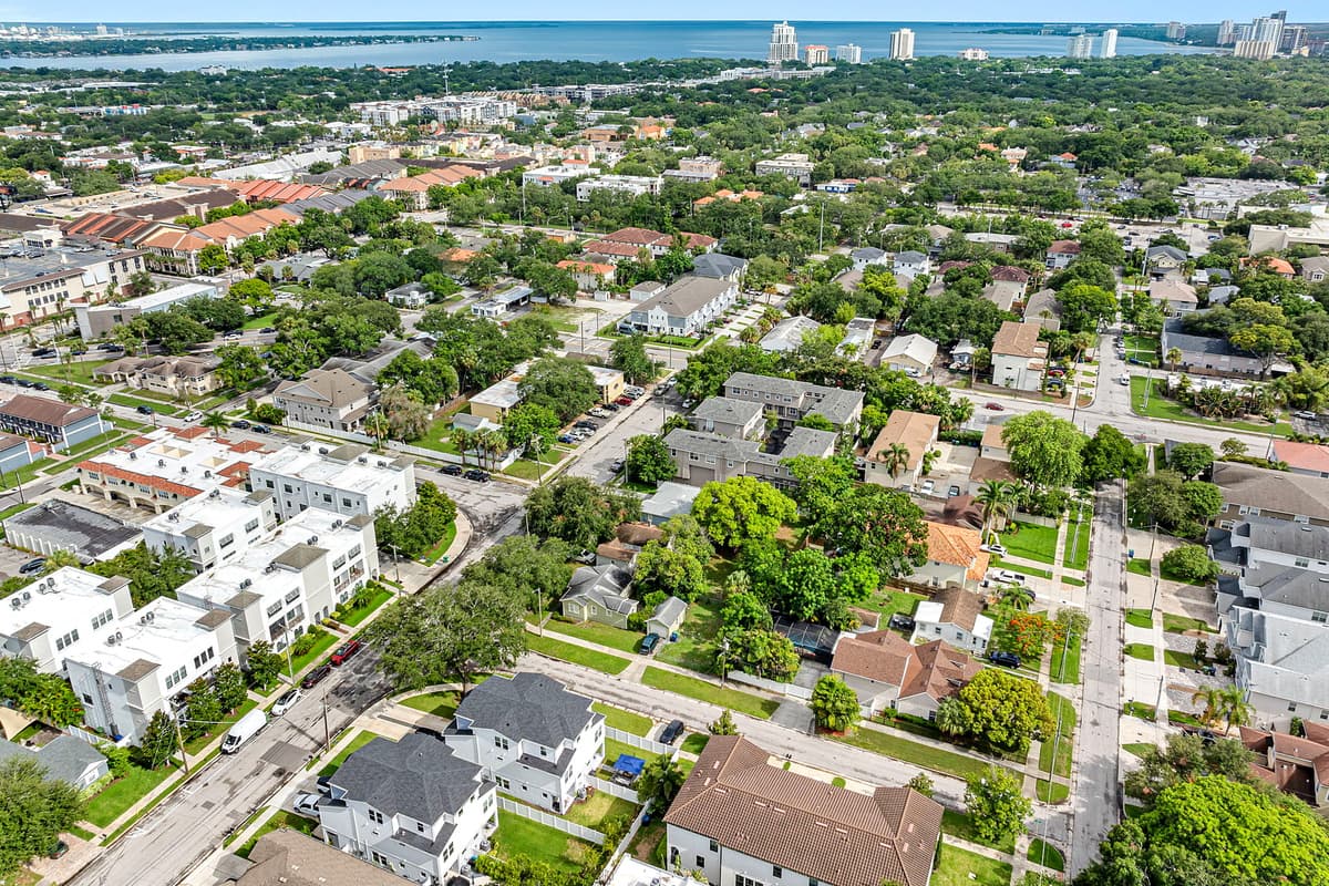 Aerial View of the Neighborhood