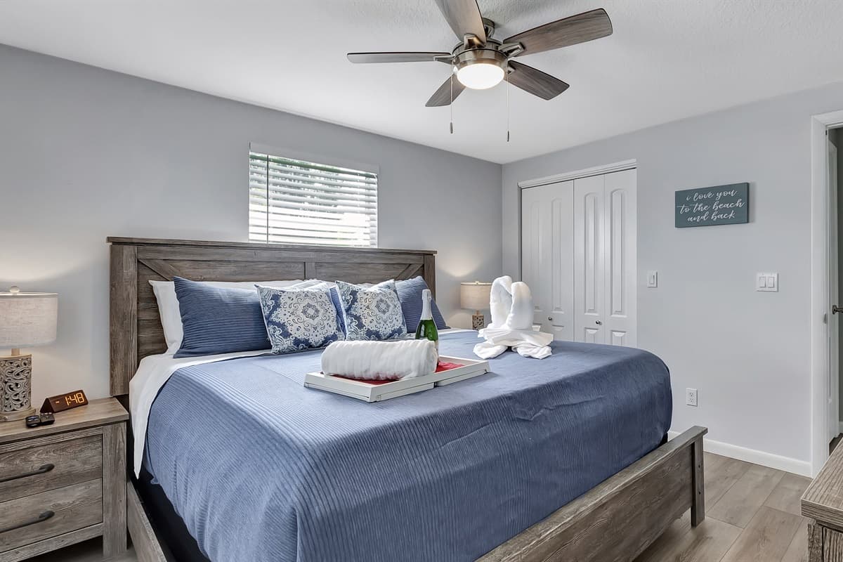 Welcome to your dream bedroom, where indulgence meets relaxation.