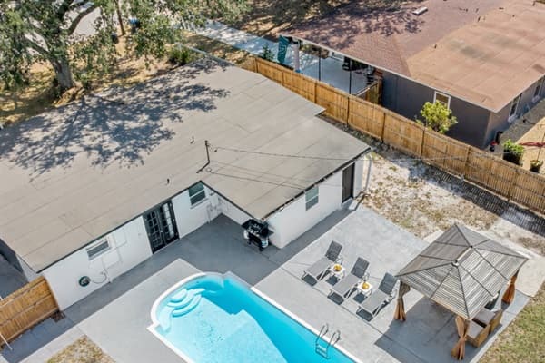 From the air, it's clear to see why this neighborhood is such a sought-after destination.