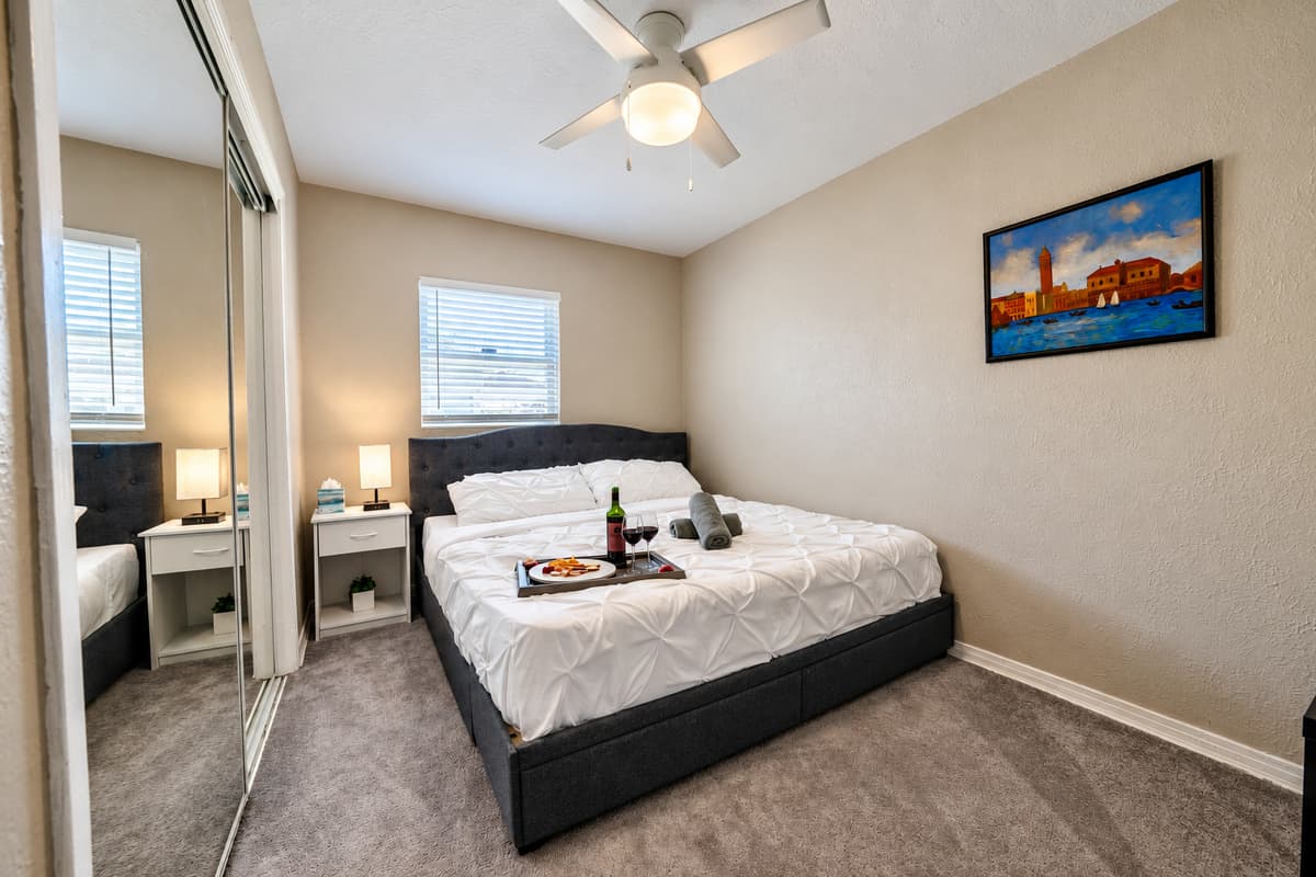Whether you're here for a restful night or an extended stay, our queen-size bed is ready to provide you with a comfortable and restorative experience.