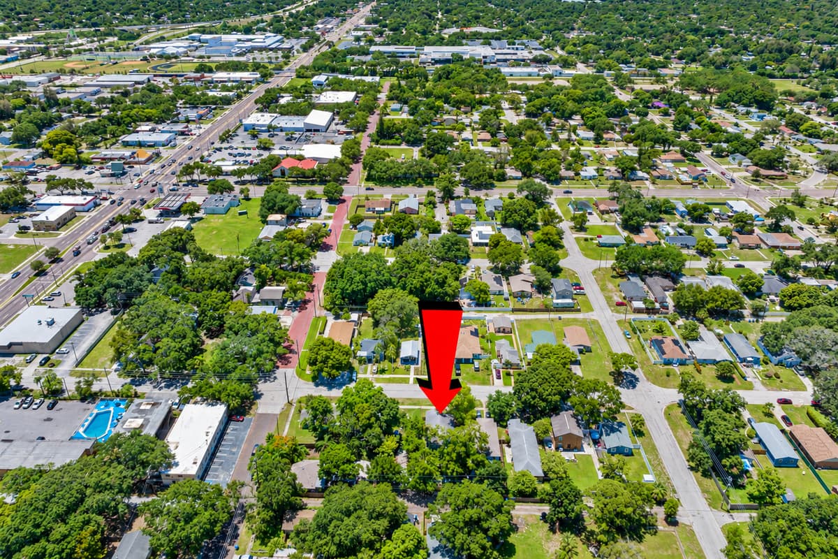 Aerial View of the Neighborhood